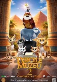 Poster Pisicile de la muzeu 2: Comoara din Egipt - dublat - 2D